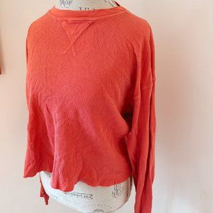 VINTAGE RARE BRANDY MELVILLE PINK THERMAL TOP